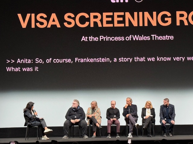 Guillermo del Toro at TIFF 2025 Frankenstein screening