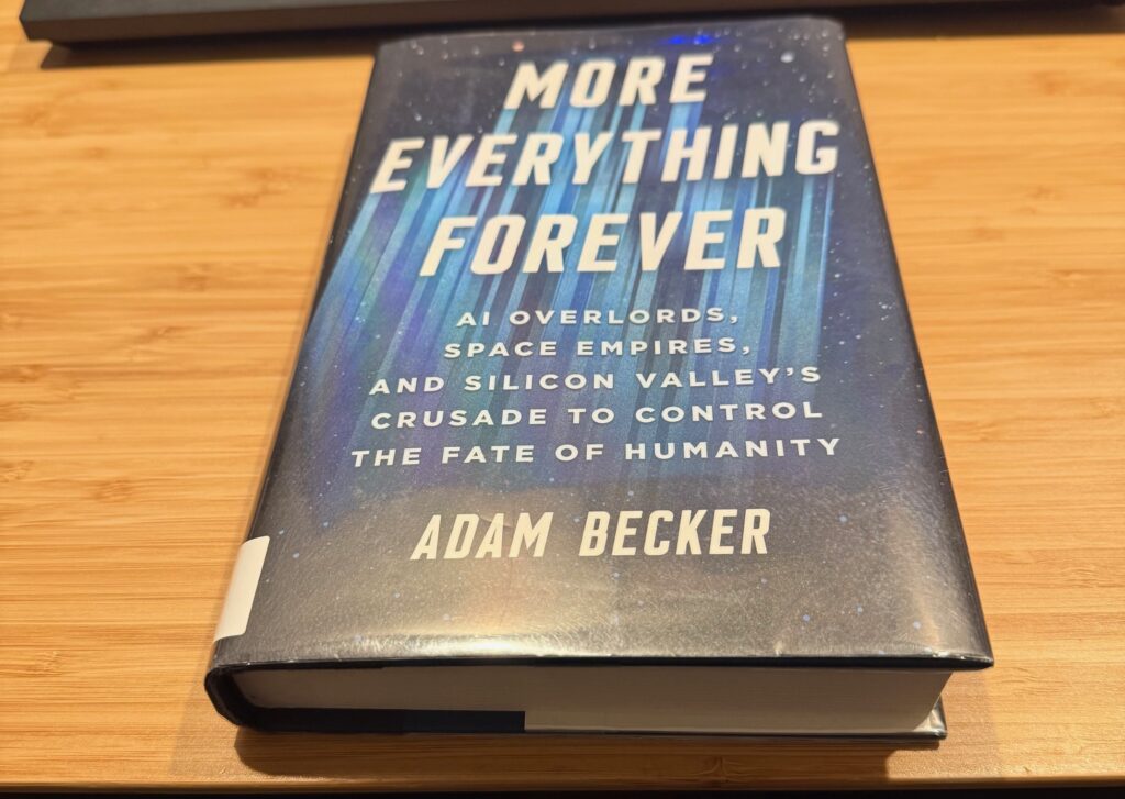 More Everything Forever by Adam Becker cover