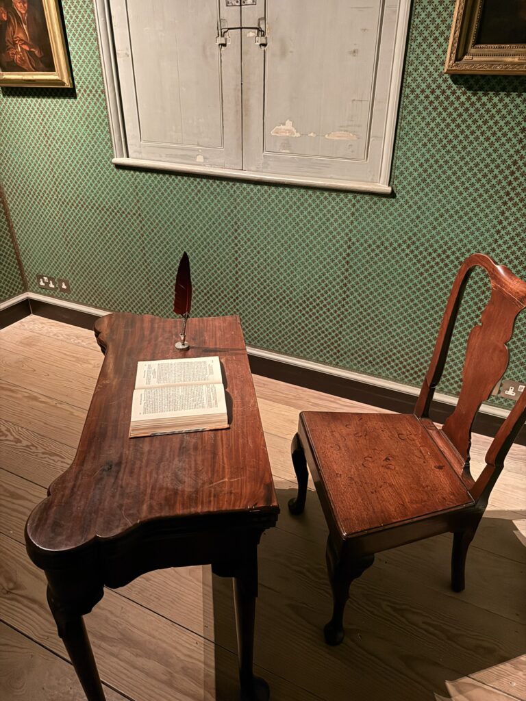 Writing room at Strawberry Hill
